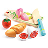 Djeco Houten snijplank met lunch Djeco Houten snijplank met lunch