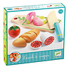 Djeco Houten snijplank met lunch Djeco Houten snijplank met lunch
