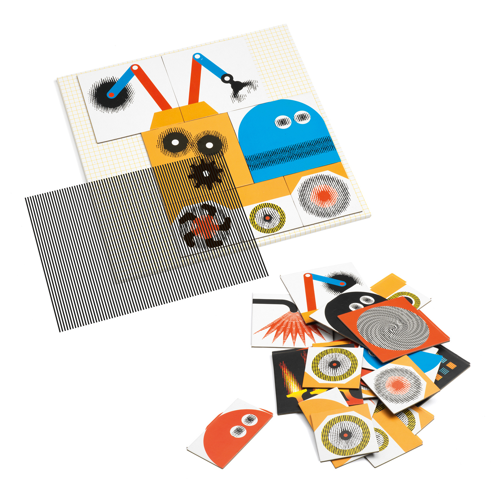 Puzzelspel Kinoptik - Voertuigen