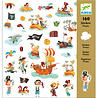 Djeco Stickerset Piraten (160st) | Djeco Djeco Stickerset Piraten (160st) | Djeco