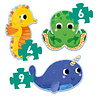 Djeco Puzzel Primo In de Zee 4-6-9 stukken Djeco Puzzel Primo In de Zee 4-6-9 stukken