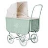 Astrup Vintage poppenwagen rattan - Mintgroen | By Astrup Astrup Vintage poppenwagen rattan - Mintgroen | By Astrup