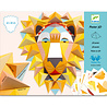 Djeco Vouwset 3D Poster Koning Leeuw | Djeco Djeco Vouwset 3D Poster Koning Leeuw | Djeco