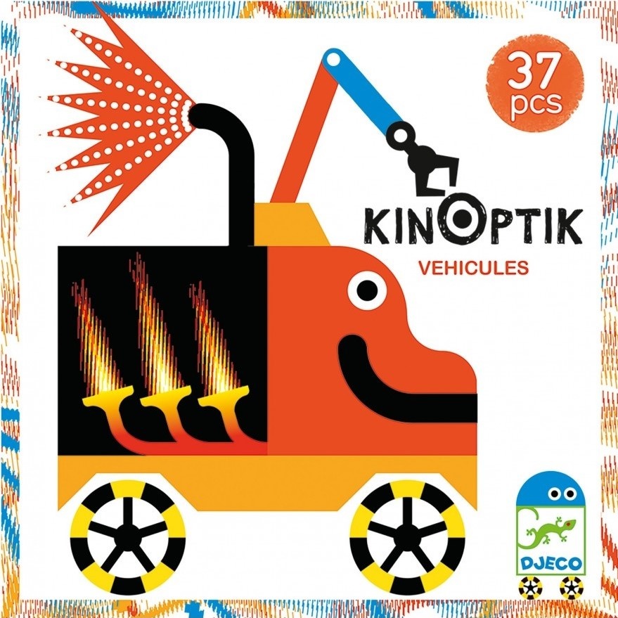 Puzzelspel Kinoptik - Voertuigen