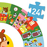 Djeco Puzzel XL (24st) De Dag | Djeco Djeco Puzzel XL (24st) De Dag | Djeco