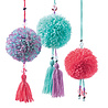 Djeco Knutselset Pompoms Hangertjes | Djeco Djeco Knutselset Pompoms Hangertjes | Djeco