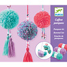 Djeco Knutselset Pompoms Hangertjes | Djeco Djeco Knutselset Pompoms Hangertjes | Djeco