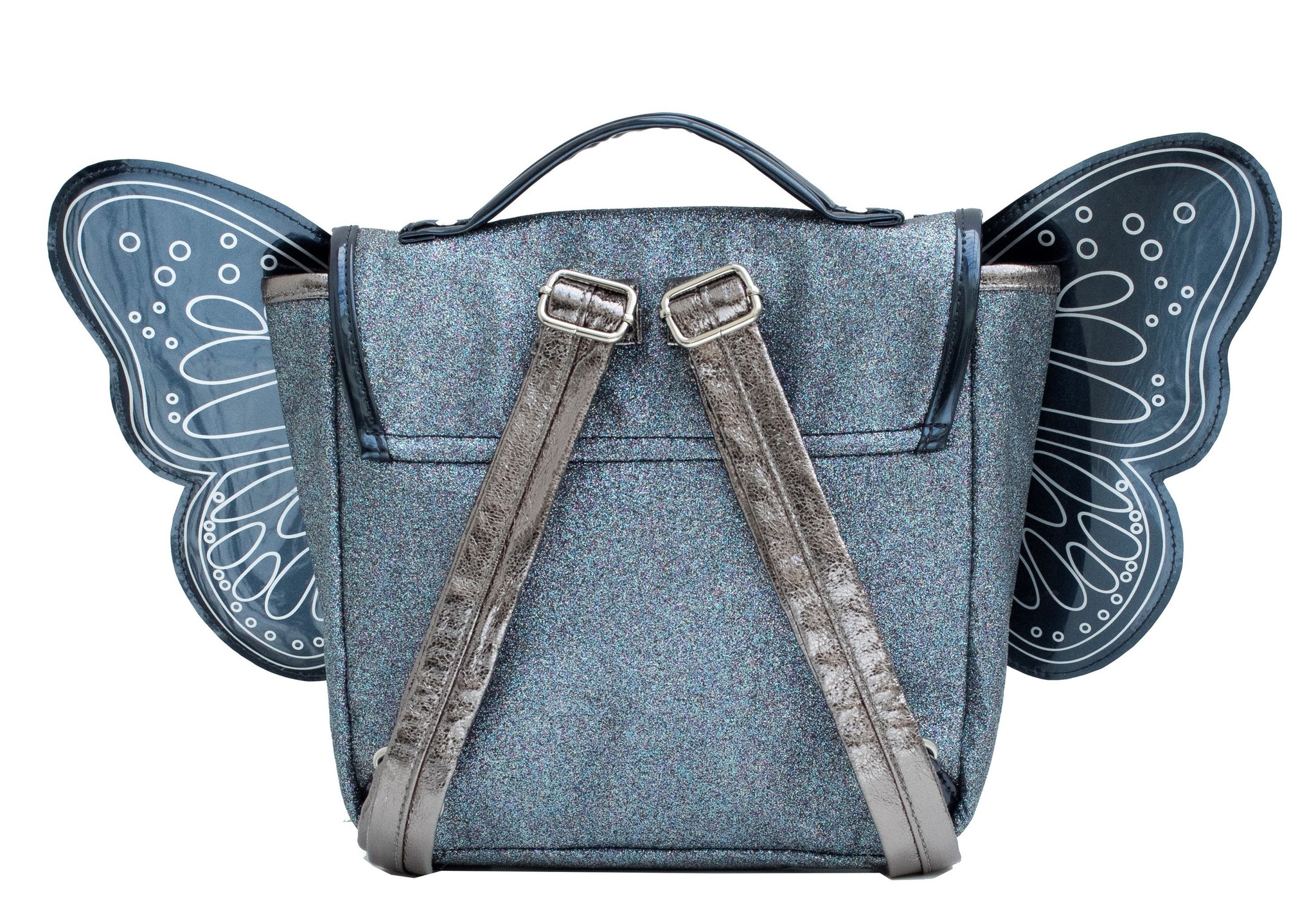 Caramel & Cie. Schooltasje Papillon Blauw