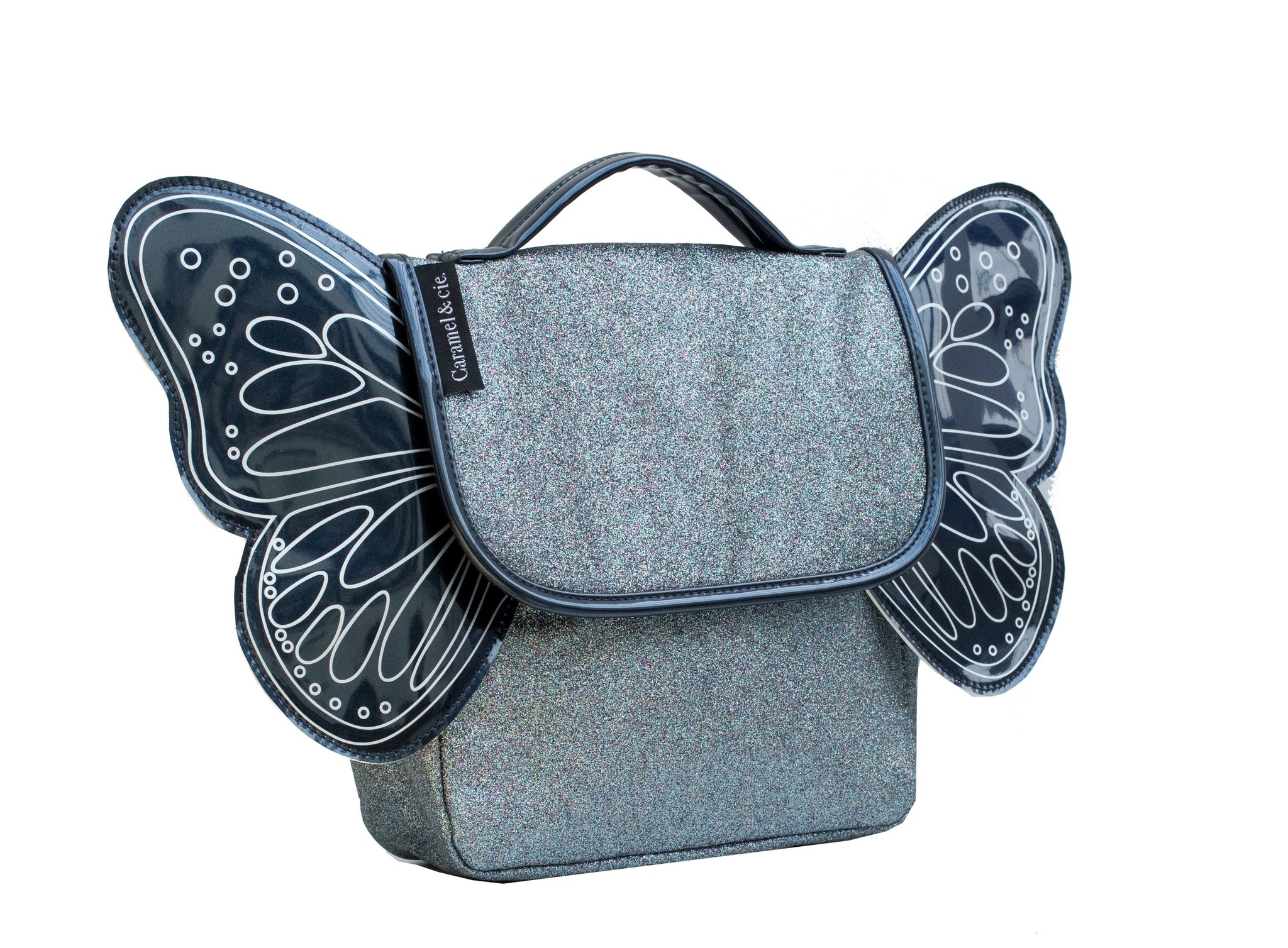 Caramel & Cie. Schooltasje Papillon Blauw