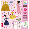 Djeco Stickerset - Aankleden met jurken | Djeco Djeco Stickerset - Aankleden met jurken | Djeco