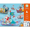 Djeco Origami bateaux sur l'eau | Djeco Djeco Origami bateaux sur l'eau | Djeco