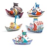 Djeco Origami bateaux sur l'eau | Djeco Djeco Origami bateaux sur l'eau | Djeco