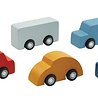 Plan Toys Plan Toys Houten Mini auto's Plan Toys Plan Toys Houten Mini auto's