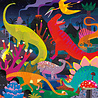 Mudpuppy Mudpuppy Dino's Puzzel glow in the dark 500st Mudpuppy Mudpuppy Dino's Puzzel glow in the dark 500st