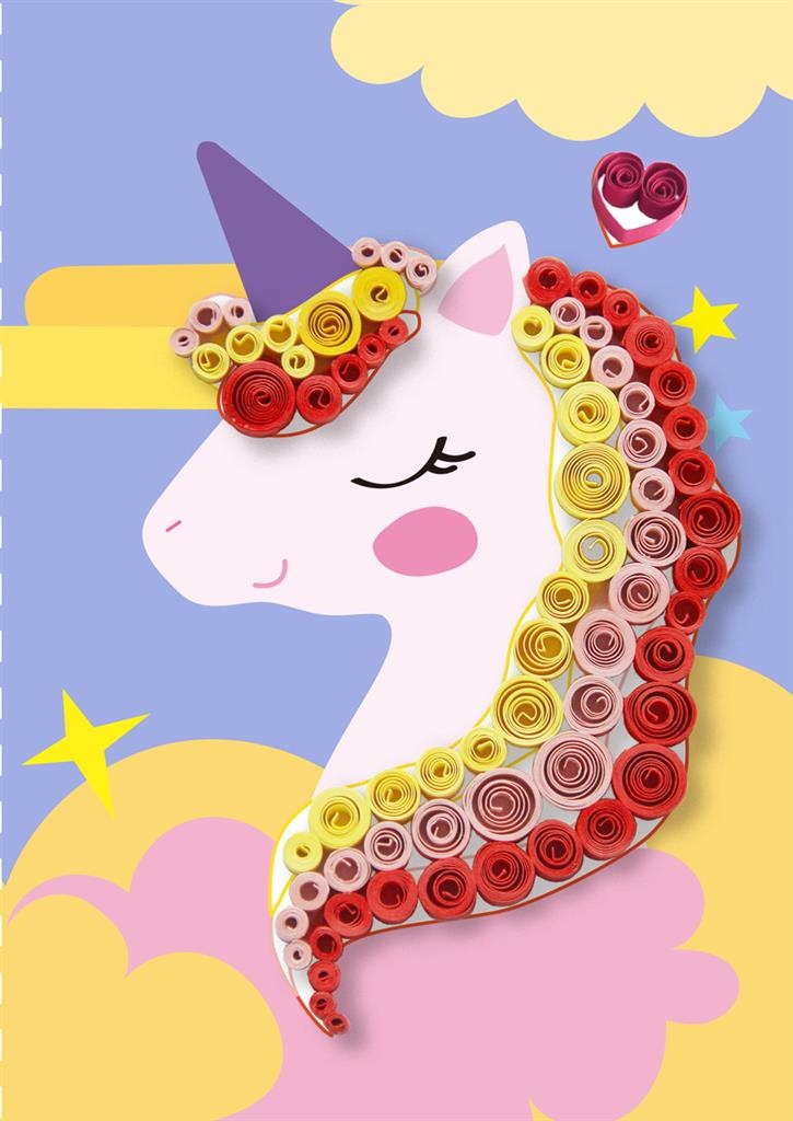 Knutseldoos Quilling Art - Unicorn