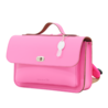 Own Stuff Cartable maternelle classique en cuir rose | Own Stuff Own Stuff Cartable maternelle classique en cuir rose | Own Stuff