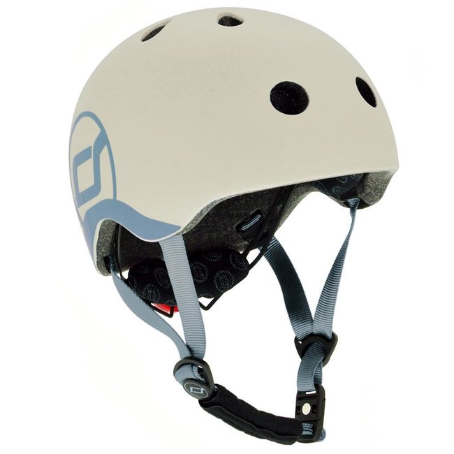 Fiets \u0026 Skate Helm Ash | Scoot and Ride XS-S (45-51cm) - Kids with Flair