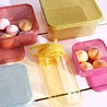A Little Lovely Company Lunch & snack box set: Gold blush | A little lovely company A Little Lovely Company Lunch & snack box set: Gold blush | A little lovely company