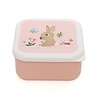 Petit Monkey Petit Monkey Lunchbox Set van 3 Woodland Stone Blue Petit Monkey Petit Monkey Lunchbox Set van 3 Woodland Stone Blue