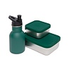 Petit Monkey Petit Monkey Lunchbox RVS Mae Pine Green Petit Monkey Petit Monkey Lunchbox RVS Mae Pine Green