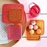 A Little Lovely Company Lunch & snack box set: Autumn Pink | A little lovely company A Little Lovely Company Lunch & snack box set: Autumn Pink | A little lovely company