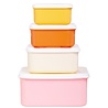 A Little Lovely Company Lunch & snack box set: Rainbow | A little lovely company A Little Lovely Company Lunch & snack box set: Rainbow | A little lovely company