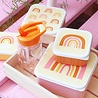 A Little Lovely Company Lunch & snack box set: Rainbow | A little lovely company A Little Lovely Company Lunch & snack box set: Rainbow | A little lovely company