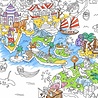 OMY OMY Inkleurposter + Stickers Atlas OMY OMY Inkleurposter + Stickers Atlas