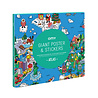 OMY OMY Inkleurposter + Stickers Atlas OMY OMY Inkleurposter + Stickers Atlas