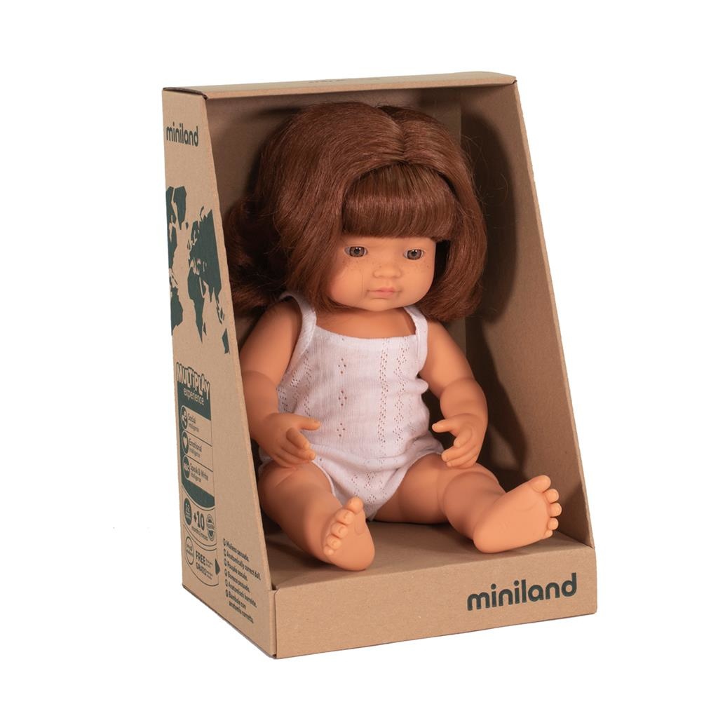 Miniland Pop Roodharig Meisje 38 cm