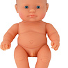 Miniland Miniland Babypop Europese jongen 21 cm Miniland Miniland Babypop Europese jongen 21 cm