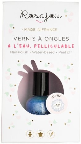 ROSAJOU - Vernis à ongles à l'eau et pelliculable - Enfant