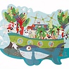 Scratch Scratch Contour puzzel De Ark - 40 stukken Scratch Scratch Contour puzzel De Ark - 40 stukken