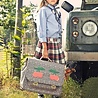 Jeune Premier Cartable Jeune Permier Leopard Cherry -Midi Jeune Premier Cartable Jeune Permier Leopard Cherry -Midi