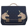 Jeune Premier Cartable Jeune Premier Licorne bleue - Midi Jeune Premier Cartable Jeune Premier Licorne bleue - Midi