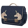 Jeune Premier Cartable Jeune Premier Licorne bleue - Midi Jeune Premier Cartable Jeune Premier Licorne bleue - Midi