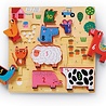Crocodile Creek Puzzle en bois La Ferme | Crocodile Creek Crocodile Creek Puzzle en bois La Ferme | Crocodile Creek