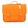 Own Stuff Own Stuff Lederen Boekentas Classic Orange Own Stuff Own Stuff Lederen Boekentas Classic Orange