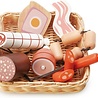 Tender Leaf Toys Rieten mandje met charcuterie - Tender Leaf Toys Tender Leaf Toys Rieten mandje met charcuterie - Tender Leaf Toys