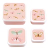 A Little Lovely Company Lunch & snack box set: Butterflies | A little lovely company A Little Lovely Company Lunch & snack box set: Butterflies | A little lovely company