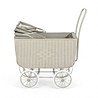 Astrup Vintage poppenwagen rattan - Grijs | By Astrup Astrup Vintage poppenwagen rattan - Grijs | By Astrup