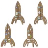 Raket Bouwkit + Stickers | Pirouette Cacahouète Raket Bouwkit + Stickers | Pirouette Cacahouète