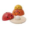 Plan Toys Houten Kippennest Stapeltoren Plan Toys Houten Kippennest Stapeltoren