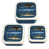 Rex Inter. Rex London Snackdoosjes Shark - Set van 3 Rex Inter. Rex London Snackdoosjes Shark - Set van 3