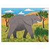Mudpuppy Mudpuppy Afrikaanse Olifant Mini Puzzel Mudpuppy Mudpuppy Afrikaanse Olifant Mini Puzzel