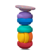 Stapelstein Stapelstein set de 6 briques + 1 Board Confetti | Rainbow Classic Stapelstein Stapelstein set de 6 briques + 1 Board Confetti | Rainbow Classic