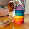 Stapelstein Stapelstein set de 6 briques + 1 Board Confetti | Rainbow Classic Stapelstein Stapelstein set de 6 briques + 1 Board Confetti | Rainbow Classic