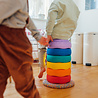 Stapelstein Stapelstein set de 6 briques + 1 Board Confetti | Rainbow Classic Stapelstein Stapelstein set de 6 briques + 1 Board Confetti | Rainbow Classic