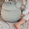 Lorena Canals Basket Henry the Hippo - Lorena Canals Lorena Canals Basket Henry the Hippo - Lorena Canals