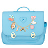 Jeune Premier Jeune Premier Boekentas Midi Vichy Love Blue Jeune Premier Jeune Premier Boekentas Midi Vichy Love Blue